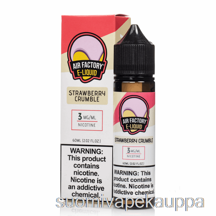 Vape Kauppa Mansikka Crumble - Ilmatehdas - 60ml 3mg